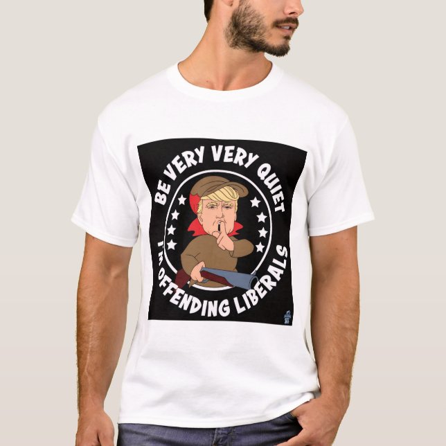 Jag förolämpar liberaler t shirt (Framsida)
