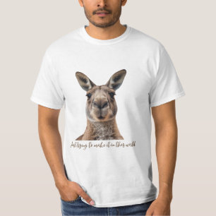 Jag försöker bara göra det här i världen t shirt