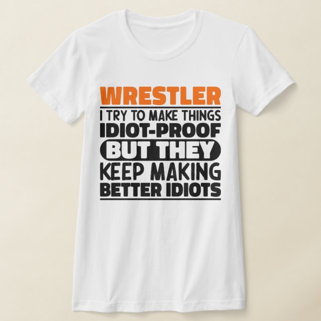 Jag försöker göra Sak Roliga meningar Coola T Shirt (Laydown)