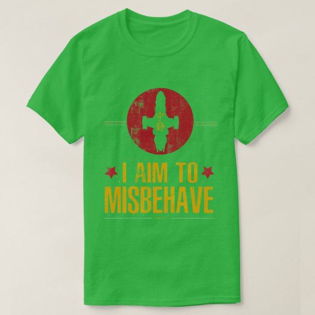 Jag försöker missta mig t shirt (Design framsida)