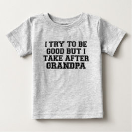 Jag försöker vara snäll men jag liknar Farfar T Shirt