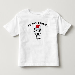 Jag försökte bli Bra Santa Panda Småbarn T-Shirt