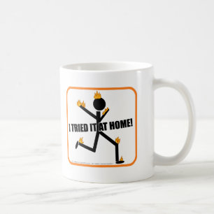 Jag försökte det hemmastadda roliga jippon kaffemugg