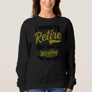 Jag försökte flytta nu för min fru Pension T Shirt