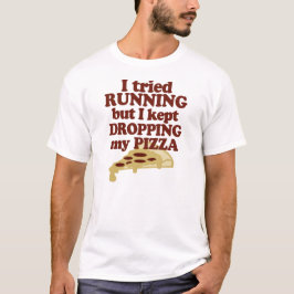 Jag försökte spring, men jag höll att tappa min t-shirt