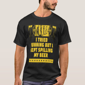 Jag försökte springa, men jag höll på att spränga t shirt