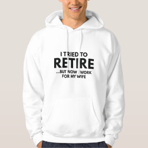 Jag försökte stanna hoodie