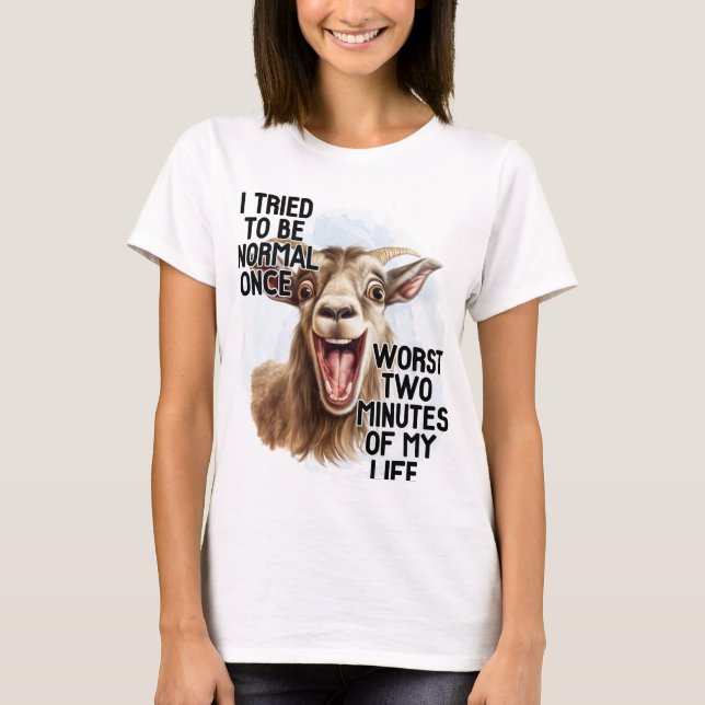 Jag försökte vara den värsta 2 minuten av mitt liv t shirt (Framsida)