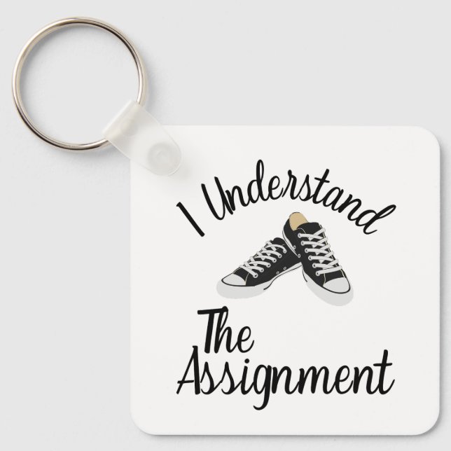 Jag förstår att det är ett blått uppdelningsprogra nyckelring (Framsida)