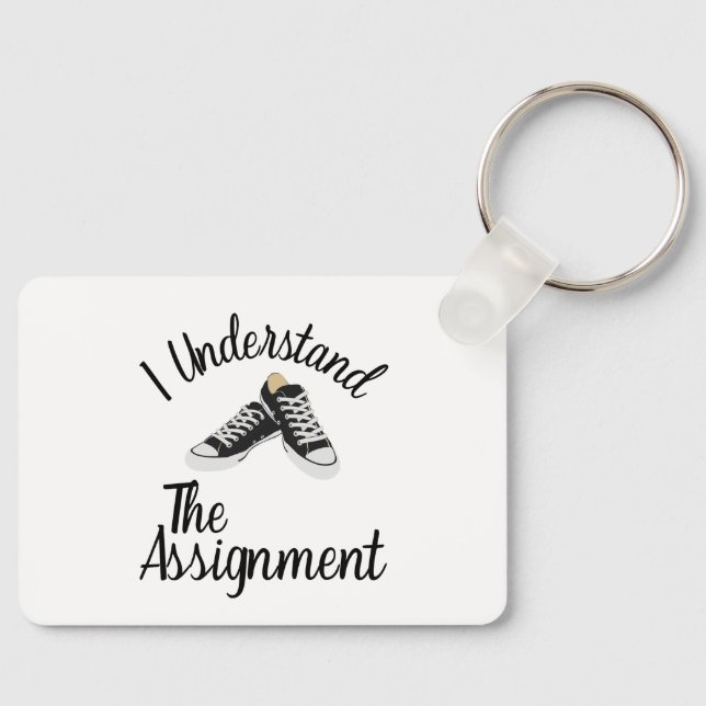 Jag förstår att det är ett blått uppdelningsprogra nyckelring (Framsida)