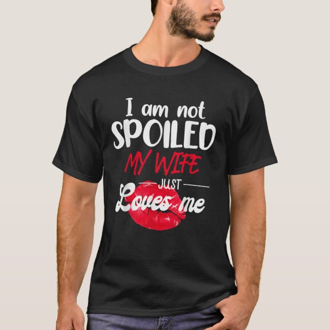Jag förstör inte min fru bara Kärlek mig i Par T Shirt (Framsida)