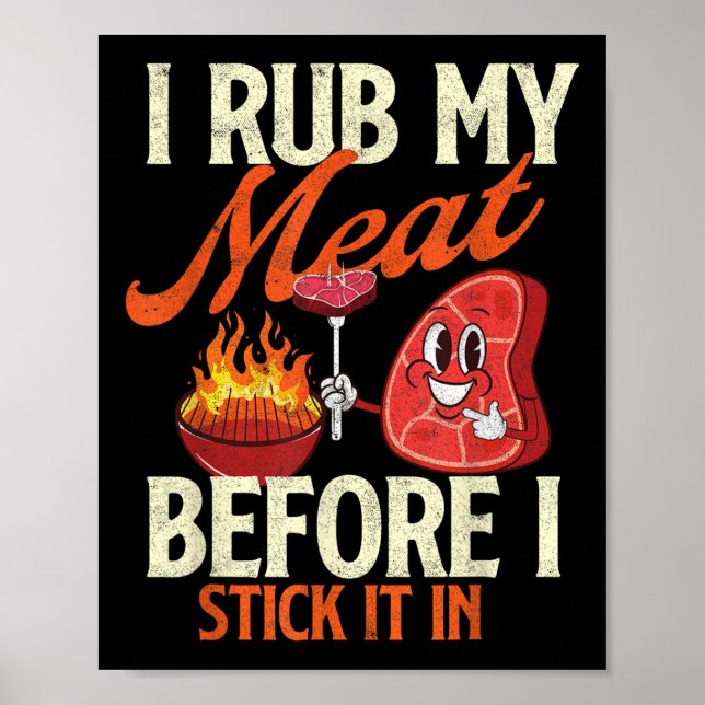 Jag förstör min Kött innan jag sätter in den - Pit Poster (Framsidan)
