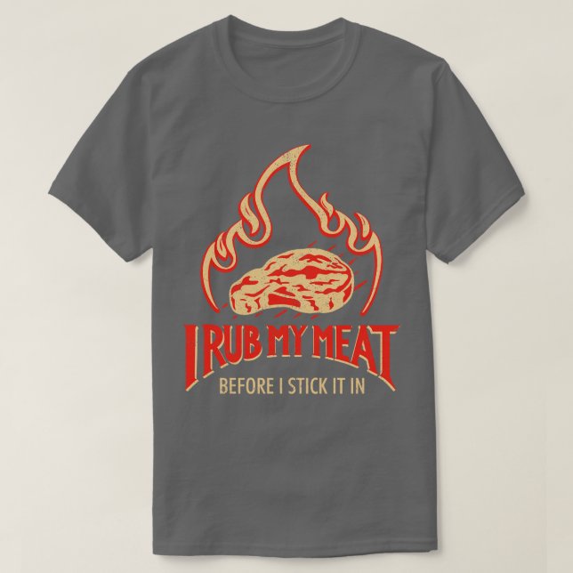 Jag förstör min Kött innan jag sätter in den T Shirt (Design framsida)