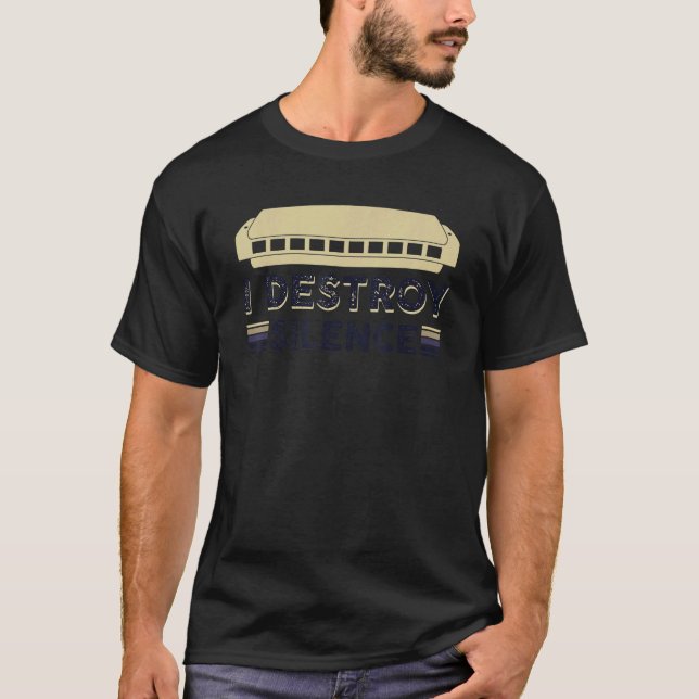 Jag förstör tystnad 2 t shirt (Framsida)