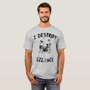 Jag förstör tystnad för handelsresandear t shirt