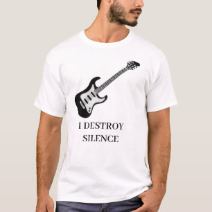 Jag förstör tystnad Guitar Guitarist Manar Women G T Shirt
