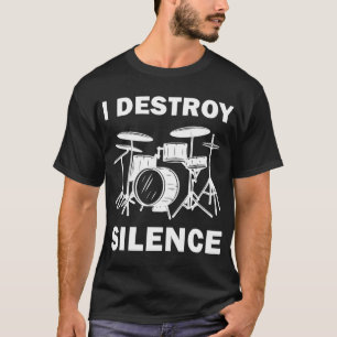 Jag förstör tystnad t shirt