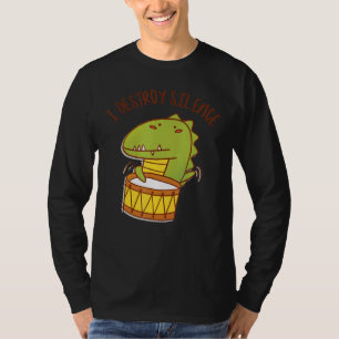 Jag förstör tystnaden Rockstar Alligator spelar da T Shirt