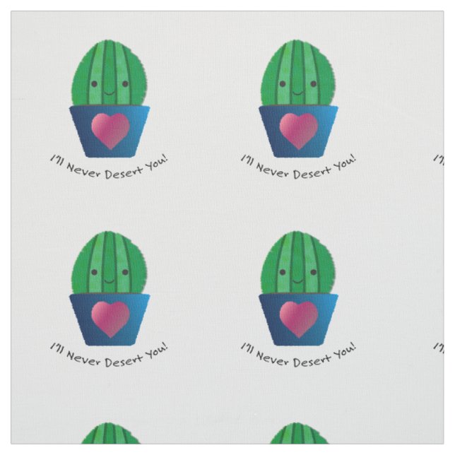 Jag förtjänar aldrig Cactus Tyg (Provkarta)