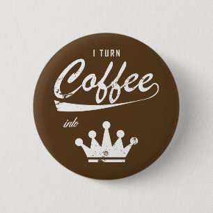 Jag förvandlar kaffe till KOMs Knapp