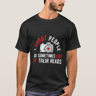 Jag fotograferar personfoto med Humor T Shirt