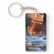 Jag fotvandrade den trångt passZion nationalparken