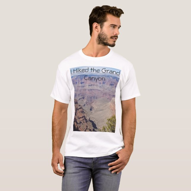 Jag fotvandrade det för manar grandet Canyon T Shirt (Hel framsida)
