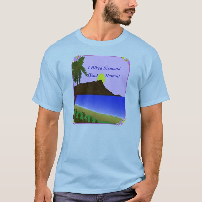Jag fotvandrade diamanthuvudet Hawaii Tee (Framsida)