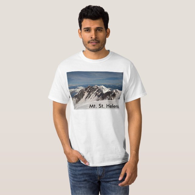 Jag fotvandrade Mt St Helens Tee (Hel framsida)