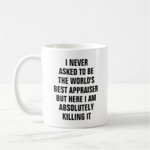 Jag frågade aldrig att vara den bäst appraiseren