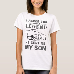 Jag frågade guden för en legend som han överfö t shirt