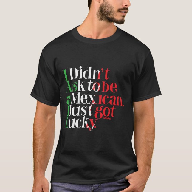 Jag frågade inte att vara mexicansk. Jag fick T Shirt (Framsida)