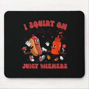 Jag frågar om Juicy Wieners - Vuxen humor Funny Musmatta