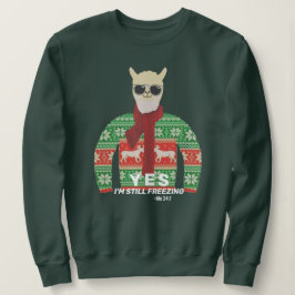 Jag fryser fortfarande den vackra julsötaren, Llam T Shirt