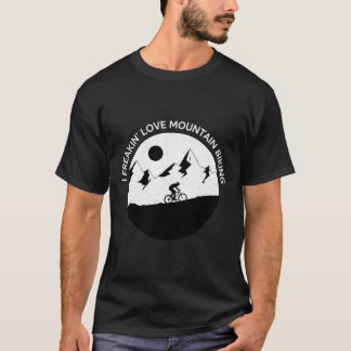Jag fryser Kärlek bergsbiking för Biker Bike Ri T Shirt