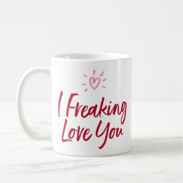 Jag fryser Kärlek. Kaffemugg