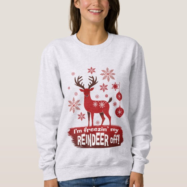 Jag fryser min renare av röd monokrom t shirt (Framsida)