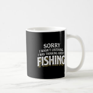Jag funderade på att fiska - den finstilta fiskegå kaffemugg