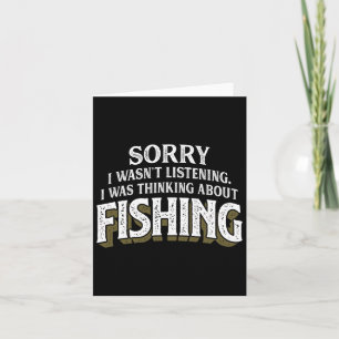 Jag funderade på att fiska - den finstilta fiskegå kort
