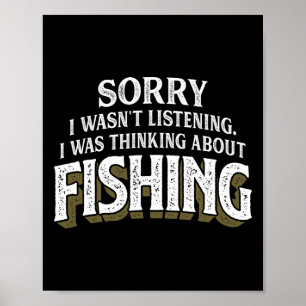 Jag funderade på att fiska - den finstilta fiskegå poster