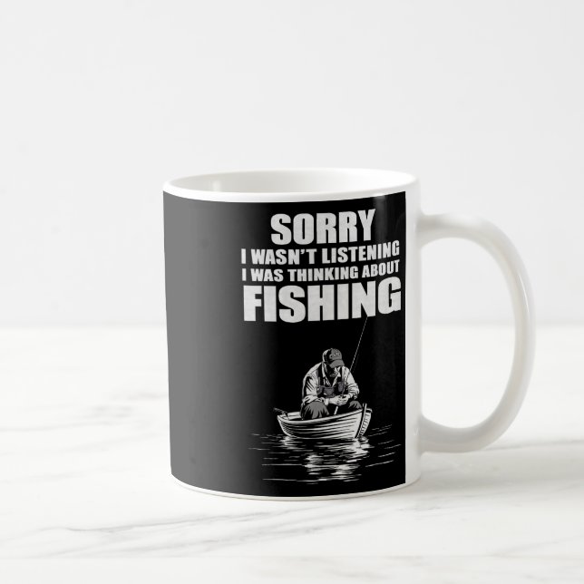 Jag funderade på att fiska efter en ung fiskare kaffemugg (Höger)