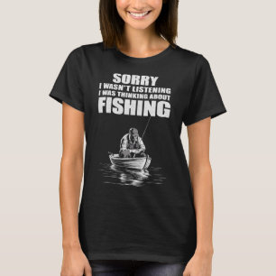 Jag funderade på att fiska efter en ung fiskare t shirt