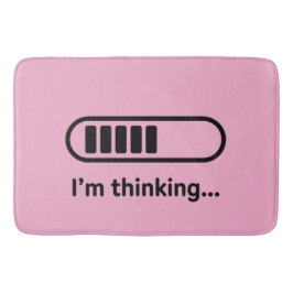 Jag funderar... Laddar förloppsindikator Rosa Mini Badrumsmatta