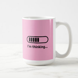 Jag funderar... Laddar Förloppsindikator Rosa Mini Kaffemugg
