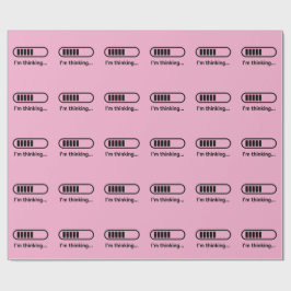 Jag funderar... Laddar Förloppsindikator Rosa Mini Presentpapper