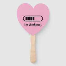 Jag funderar... Laddningsstatusfält Rosa Minimalis