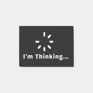 Jag funderar post-it block
