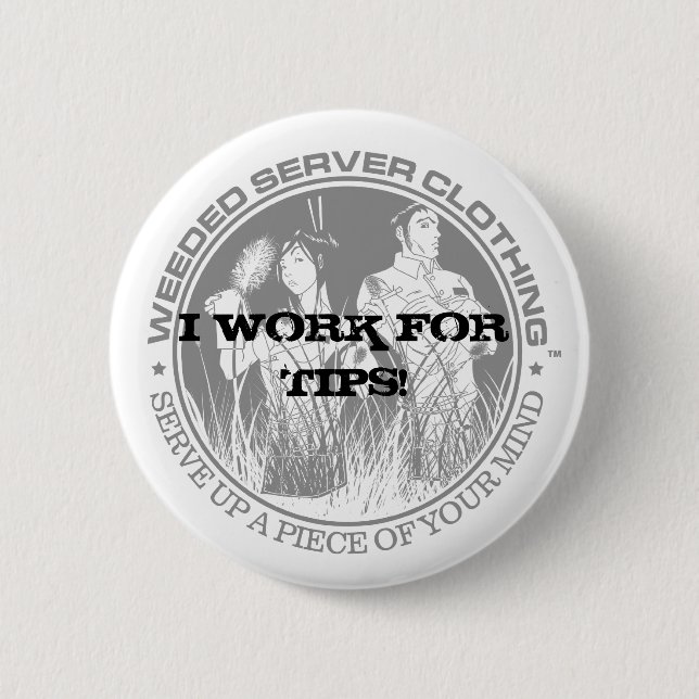 JAG FUNGERAR FÖR SPETSAR! KNÄPPAS - skräddarsy - Knapp (Framsida)