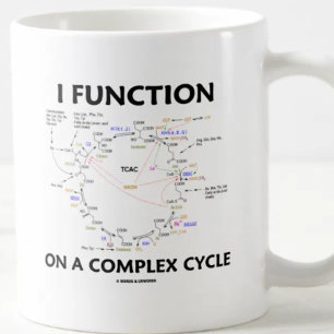 Jag fungerar på ett komplex cyklar (Krebs cyklar Kaffemugg