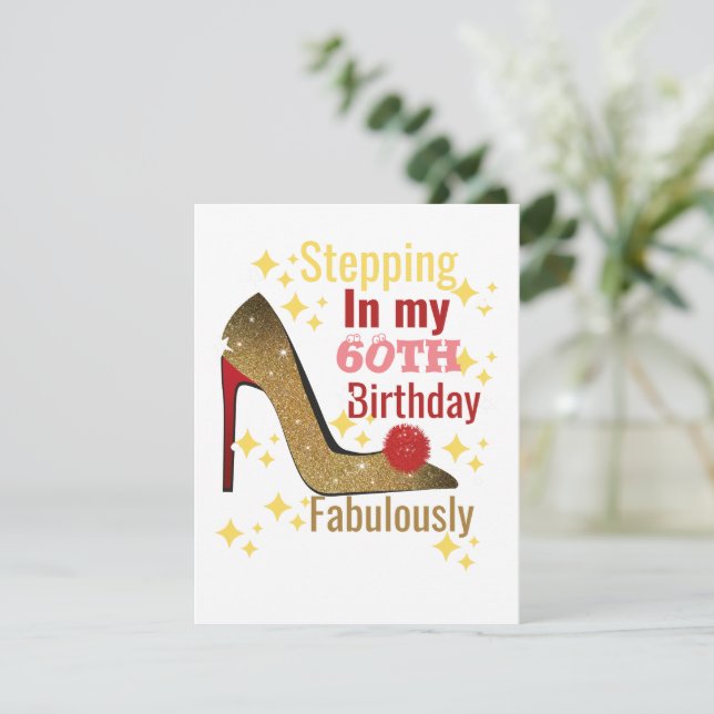 Jag fyller 60 år på ett fantastiskt sätt (Stående Fram)